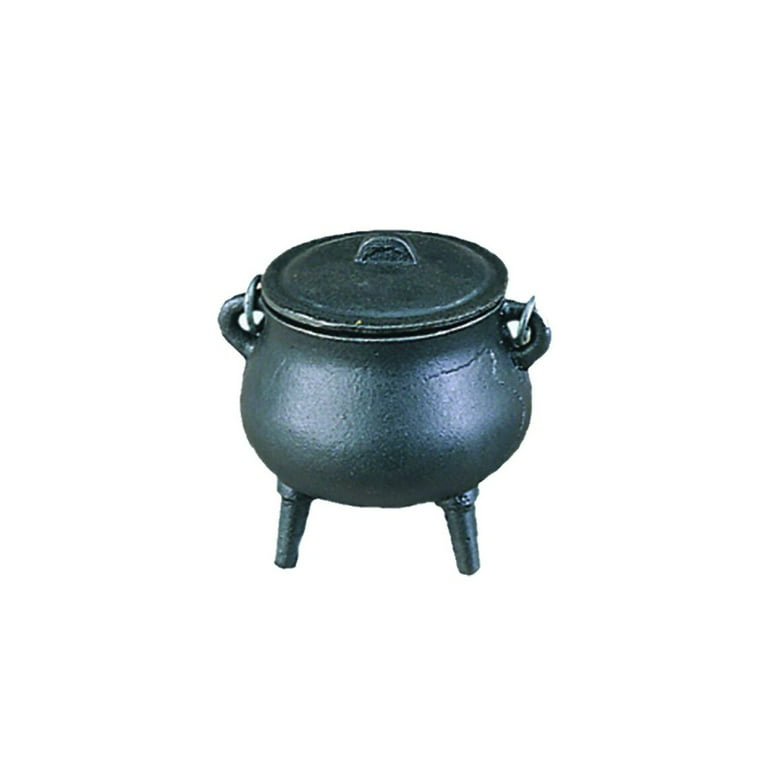 Cast Iron Cauldron Pot - Small Cauldron for Burning