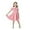 Pink, variant on Classic And Summer Girls Dress for Everyday School Wear in a Short Sleeved Round Neck Design for 4 13 Years Old Children In Autumn Color Contrast