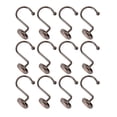 thumbnail image 5 of Utopia Alley  Rustproof Zinc Shower Curtain Rings for Bathroom, Set of 12 Oil Rubbed Bronze, 5 of 10