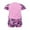 Pink, variant on iiniim Kids Girls Rash Guard UPF 50  Short Sleeve Shirt Boyshorts Swimsuit Floral Tankini Bikini Set