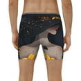 thumbnail image 4 of Cauagu Elegant Lady With Hat Print Men's Boxer Briefs, Funny & Cute Underwear Elastic Waistband Briefs Ideal Gift for Men,1-Pack, 4 of 7