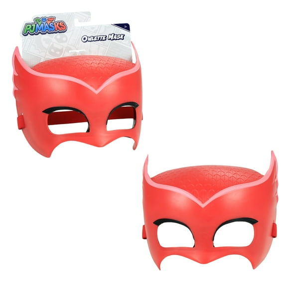 PJ Masks Owlette Mask, Adjustable Kids Mask for Owlette Costume, Red, Kids Toys for Ages 3 up