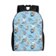 thumbnail image 1 of Balery Cute Animals Surfers Mochila - Mochila Estilosa y Duradera para Laptop de 15 Pulgadas con Tela Oxford Impermeable, 1 of 8