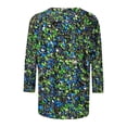 thumbnail image 4 of LiMoi Women's Fall Blouses with Sleeves Womens Shirts Scoop Neck Womens T Shirts 3/4 Sleeve Blouses Reorders, 4 of 5