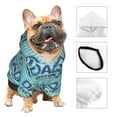 thumbnail image 3 of Haiem Best Dad Ever for Winter Dog Hoodie Sweatshirts with Pockets Warm Dog Clothes for Small Dogs Chihuahua-XX-Large, 3 of 7