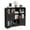 Black, variant on Toy Storage Organizer with 2 Storage Bins,Toy Storage Cabinet, Toy Chest Storage for Playroom, Black