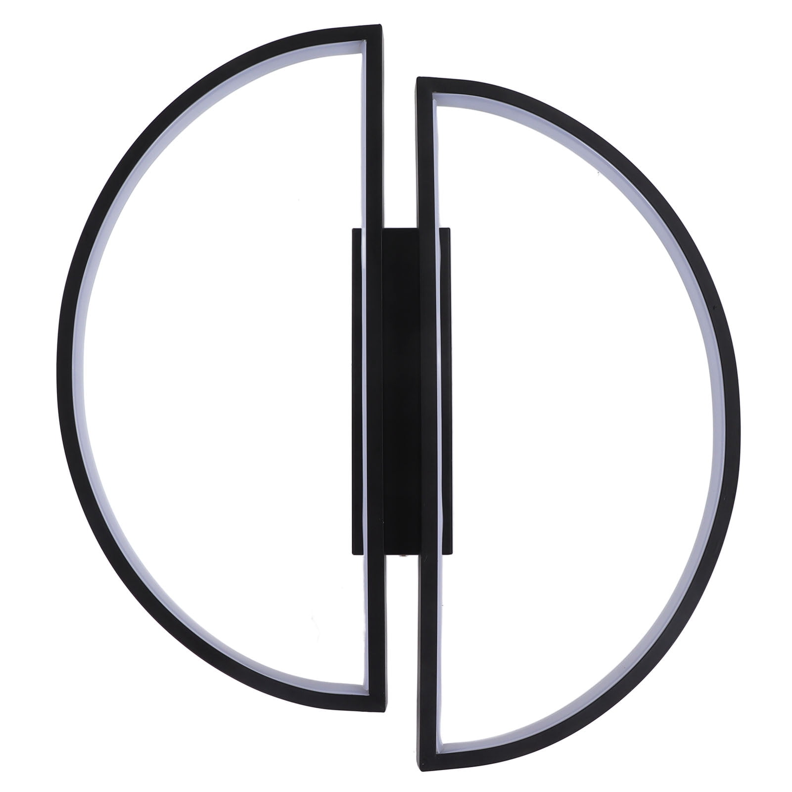 Riousery Semicircle Ceiling Light Modern LED Warm Light Fixture for Bedroom Kitchen 16.34 inches / 41.5 cm