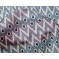 thumbnail image 4 of oneOone Silk Tabby Fabric Chevron Ikat Decor Fabric Printed BTY 42 Inch Wide, 4 of 4