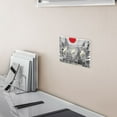 thumbnail image 5 of Yayeee Toggle Light Switch Wall Plate 2-Gang 4.56"x4.48" Decorative Outlet Cover, White Streets, 5 of 7