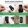 thumbnail image 5 of 2 Pack LED Lighted Doorbell Button Wired, Door Bell Ringer Push Buttons Replacement Wall Mount Door Chime Opener Switch, Doorbell Cover with Soft Light (Green Light), 5 of 6