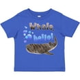 thumbnail image 3 of Inktastic Whale, Hello Cute Whale Shark with Bubbles Boys or Girls Toddler T-Shirt, 3 of 5
