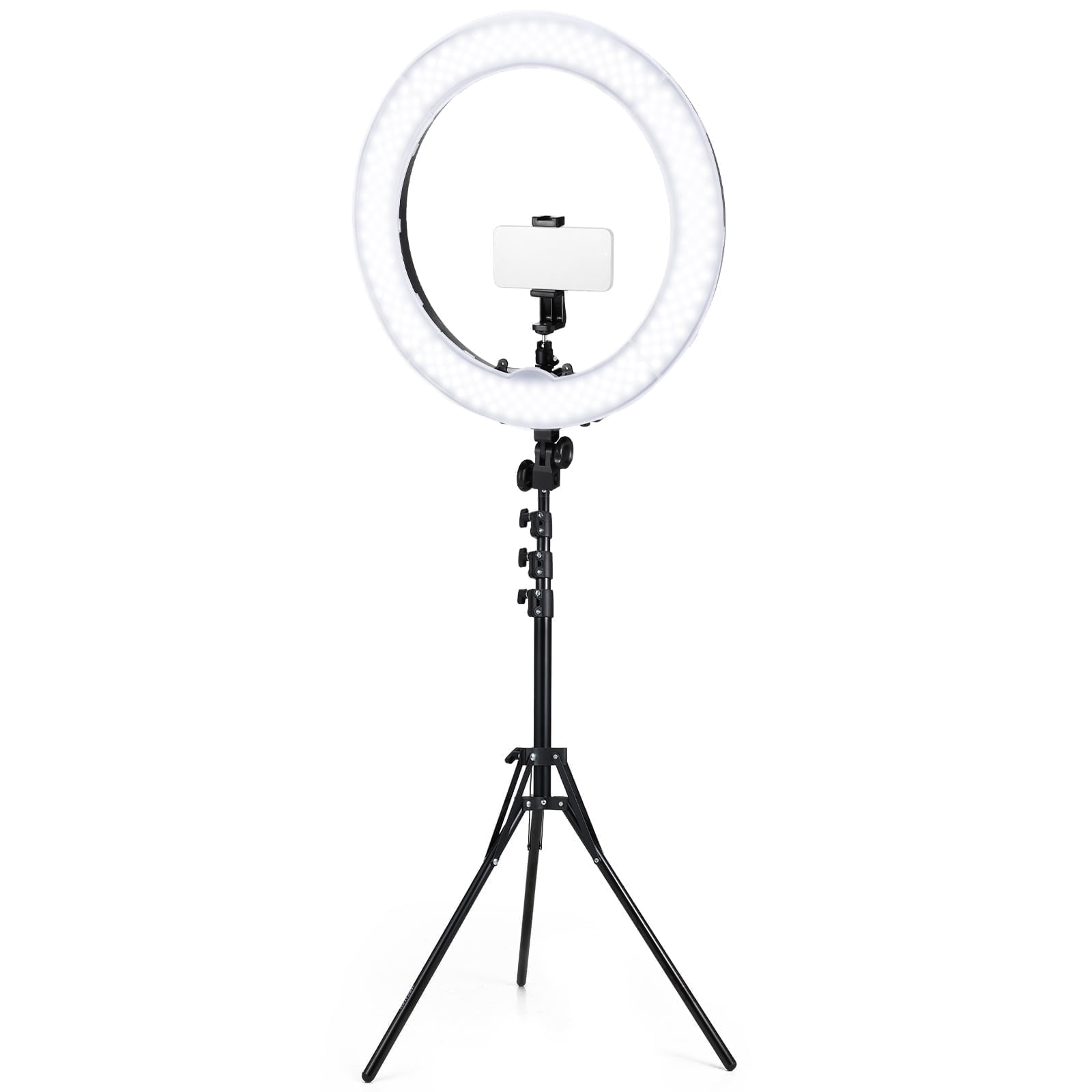 Neewer 55W Ring Light Kit with Stand & Phone Holder | 18" 5600K Dimmable LED for Selfie/Makeup/Photography, Compatible with iPhone – Model RL-18D