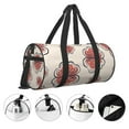 thumbnail image 5 of ZICANCN Clover Background Pattern Travel Duffle Bag, Sports Tote Gym Bag Weekenders Bags for Women Men, 5 of 8