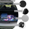 thumbnail image 6 of FOR U DESIGNS Galaxy Butterfly Flower Print Cargo Liner All Weather Trunk Protection for Dogs Cats Vacuum Cleanable Trunk Liner Non-Slip Durable Cargo Mat for SUV Truck Sedan, 6 of 7