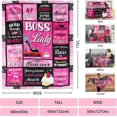 thumbnail image 6 of Boss Lady Gifts for Women, Boss Gifts for Women, Boss Gifts, Gifts for Boss, Boss Birthday Gifts for Women, Boss Day Gifts, Boss Lady Blanket, 50x60 (Boss Lady Gift), 6 of 6