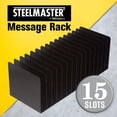 thumbnail image 5 of MMF Industries STEELMASTER Desk File Organizer | 15 Compartments | Scratch & Chip-Resistant Finish | Durable Steel Construction | Vertical File Organizer, 5 of 5