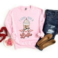 thumbnail image 2 of I Love You A Latte | Sweatshirt, 2 of 5