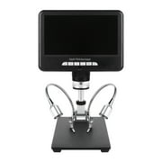 Opti-Tekscope OT-S7 Microscope Camera Magnifier, High Definition 7 Inch LCD Screen, 100X Magnification, Angle Adjustable Stand, Three LED Illumination