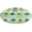 style-6, variant on Lunarable Pineapple Floral Medallion Round Rug - Small Round Area Rug, Soft Non-Slip Machine Washable Bedroom Mat Indoor Accent Entry Carpet for Office Desk Dorm Hallway