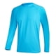 thumbnail image 3 of Camisas de surf Prolriy para hombre, moda de verano para hombre, color sólido, manga larga, traje de surf, traje de baño, protección solar, camisas para hombre, azul cielo L, 3 of 3