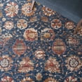 thumbnail image 6 of SAFAVIEH Heirloom Sharla Oriental Polyester Runner Rug, Navy/Rust, 2' x 8', 6 of 8