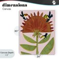 thumbnail image 4 of Stupell Industries Eclectic Tropical Plant & Toucans Canvas Art, 24 x 30, by Kay Widdowson, 4 of 8