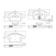 thumbnail image 2 of Balatas Delanteras marca brembo para Volkswagen Jetta SE 2013, 2 of 5