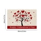thumbnail image 3 of Valentines's Day Heart-shaped Entrance Mat Romantic Welcome Doormat Non-slipss Rug Suitable For Bathroom And Home Front Door Decoration 23.6x15.7 Inches, 3 of 6