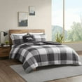 Woolrich Twin Down Alternative Comforter Set with Matching Sham Grey