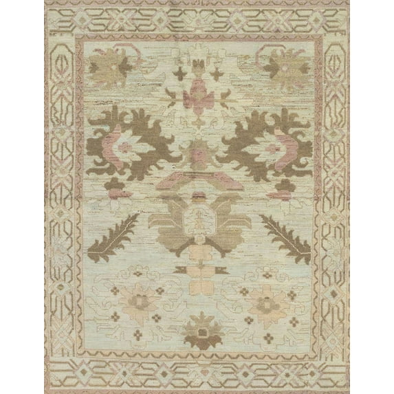 Ahgly Company Machine Washable Indoor Rectangle Abstract Camel Brown Area Rugs, 8' x 10'