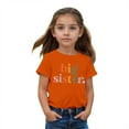 thumbnail image 3 of XEGLSBU Shirts for Girls 5T Summer Short Sleeve Top for Big SisterCute Sailor Collar Shirt Shirt 1 13 Years Old Orange Size 2-3 Years, 3 of 7