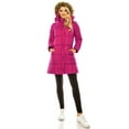 thumbnail image 4 of Haute Edition Women's Mid-Length Puffer Parka Coat with Faux Fur-lined Hood, 4 of 5