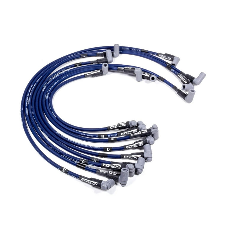 Moroso Ultra 40 Plug Wire Set SBC Sprint Car Blue Moroso Ultra 40 Plug Wire Set SBC Sprint Car Blue