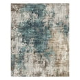 thumbnail image 4 of VUNATE 8'x10' Rugs for Living Room Washable Rugs Modern Abstract Distressed Indoor Rug Carpet Soft Fluffy Large Area Rugs for Living Room Bedroom Dining Room Office Foldable Nonslip Rug Teal, 4 of 7