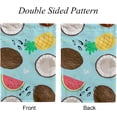 thumbnail image 3 of SKYSONIC Hello Summer Tropical FreshFruits Double-Sided Printed Garden House Sports Flag 12x18in Polyester Decorative Flags for Courtyard Garden Flowerpot, 3 of 7