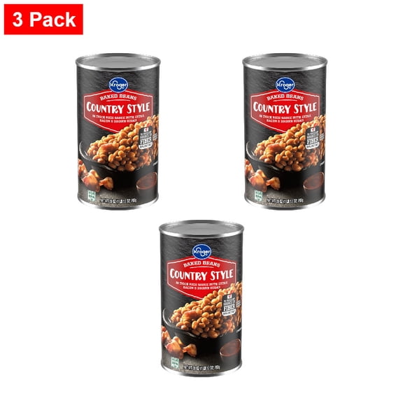Kroger Country Style Baked Beans 28 oz - 3 Pack