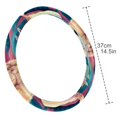 thumbnail image 4 of Alpaca 14.5 Inch Printing PVC Leather Car Wheel Cover Steering Wheel Cover Auto Accessories, 4 of 6