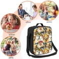 thumbnail image 5 of Lsque Watercolor Dogs Lunch Bag Lunch Box for Women Men Reusable Insulated Lunch Tote Bag,Leakproof Thermal Cooler Sack Food Handbags Case High Capacity, 5 of 9
