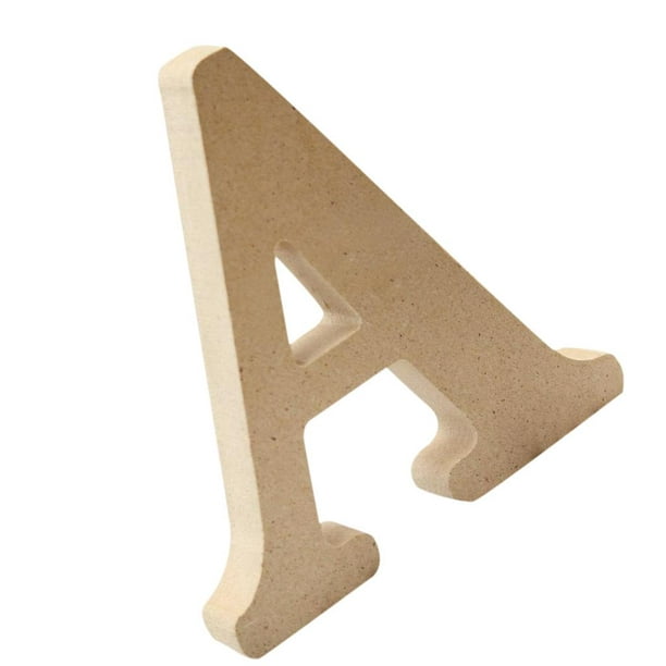 White Wood Letters 3 Inch, Wood Letters for DIY, Party Projects