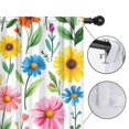 thumbnail image 4 of Blackout Kids Curtains,Pioneer Flower Floral Print Pattern Childrens Insulated Curtains Set Of 2,Bedroom Essentials,Toddler Room Decor 42"x54", 4 of 5