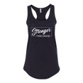 thumbnail image 2 of Wild Bobby, Stronger than Cancer Breast Cancer Awareness Women Racerback Tank Top, Black, Small, 2 of 7