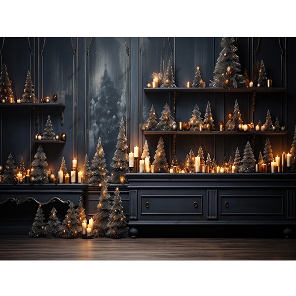 Beenle Merry Christmas Photography Backdrop Winter Xmas Tree Fireplace Decor Holiday Party Kid Adult Portrait Photo Background