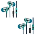 thumbnail image 1 of QualitChoice Hot Sale Earphone Universal 3.5mm In-Ear Stereo Earbuds Built-in Microphone High Quality Wired Earphones For Mobile Phone Blue 2Set, 1 of 6