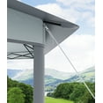 thumbnail image 2 of 13' x 13' Pop-Up Gazebo, Hexagonal Canopy Shelter with 6 Zippered Mesh Netting, Event Tent with Strong Steel Frame for Backyard, Garden, Lawn, 2 of 4