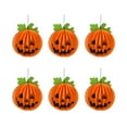thumbnail image 1 of 6PCS Halloween Paper Lanterns Three-dimensional Halloween Spooky Small Pumpkin Decoration, 1 of 6