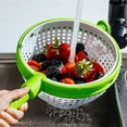 thumbnail image 3 of Essoreuse à Salade, Laveuse et Sécheuse Manuelle pour Pâtes et Frites avec Poignée Rotative Rapide et Facile Multi-Usage Essoreuse à Salade pour Égoutter, 3 of 4