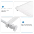 thumbnail image 3 of Shisuyan Tension Shelves For Closet White Plastic Rectangular Homeowners 1Set, 3 of 8