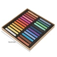 thumbnail image 2 of Rupoun Fluorescent Crayons 24-Color Disposable Hair Dye & Painting Chalk – Soft Powder Brush, Lightfast Pigments, Ideal for Pastel & Graffiti, 2 of 6