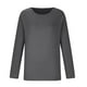 thumbnail image 3 of Puntoco - Camiseta ajustada elástica de manga larga para mujer, a la moda, para otoño, tops básicos sólidos Puntoco Puntoco-6054, 3 of 7