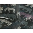 thumbnail image 3 of Ambesonne Exotic Life Quilted Bedspread Set 3 Pcs, Wild Zebra Tiger Jungle, King, Charcoal Grey Pale Ruby, 3 of 4